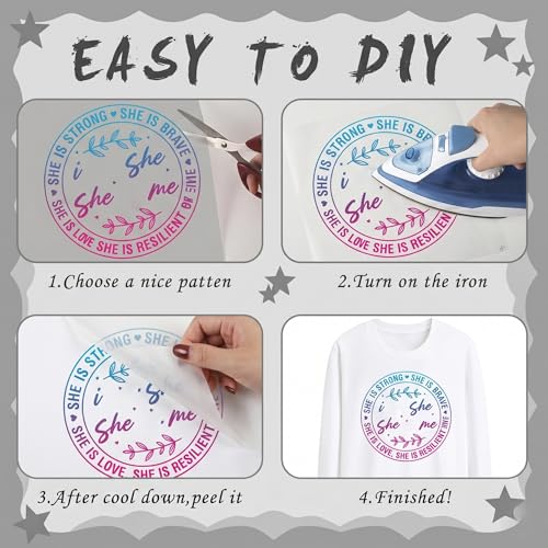 30 Pcs Christian Coloful Bible Verse DTF Transfers Ready to Press - style: Colorful Bible Verse