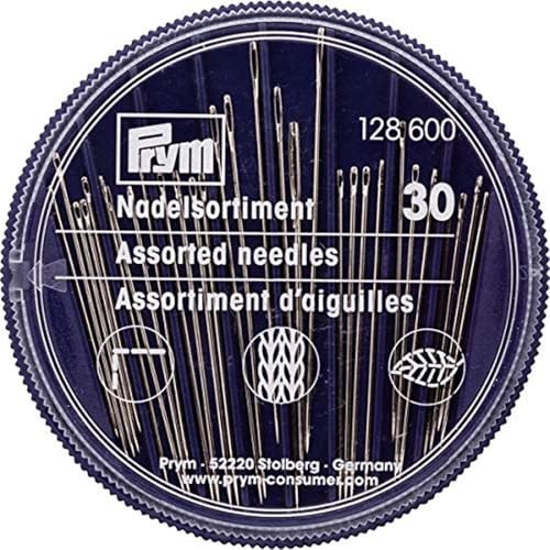 Prym Embroidery and Sewing Needles Assortment, 25 pc,Silver