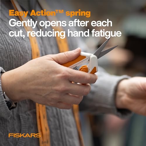 Fiskars 6" Easy Action Micro-Tip Scissors, Sewing, Arts & Crafts Tools - style: Micro-Tip Stainless Steel Easy Action
