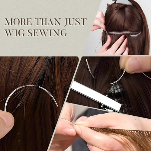 JIAMEISI Hair Extension Sewing Kit - color: Threads