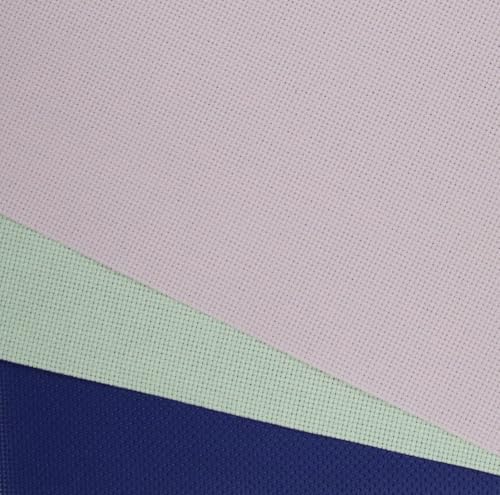KCS 3 pc of 15" x 18"(38cmx45cm) Counted Cross Stitch Cotton Aida Cloth Needlework Rolled Fabric Box,16CT,Royal Blue+Light Green+Pink - color: Royal Blue+light Green+pink, size: 16CT