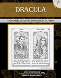 Dracula: Modern Blackwork Embroidery Pattern (Perfect Bound)
