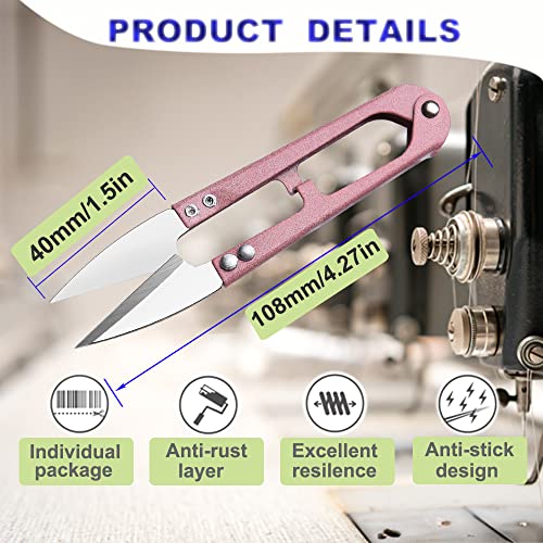 3pcs Sewing Scissors,4.27in Multi-Color Sharp Yarn Snips,Portable Mini Thread Cutters,Sewing Snips Trimming Nipper for DIY Supplies Embroidery Fishing Crafts Plants - size: black sewing scissors