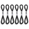 PATIKIL 6 Skeins Embroidery Floss, Metallic Embroidery Thread Nylon Threads Bracelets String for Cross-Stitch Hand Embroidery, Black - color: Black