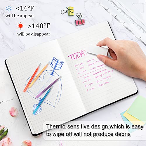 Vanstek 15 Assorted Colors Erasable Pen Refills, Gel Ink Refills Compatible with Erasable Pens, Fine Point 0.7 mm, Perfect for Writing Planner & Crossword Puzzles - color: 15 Colors Refills