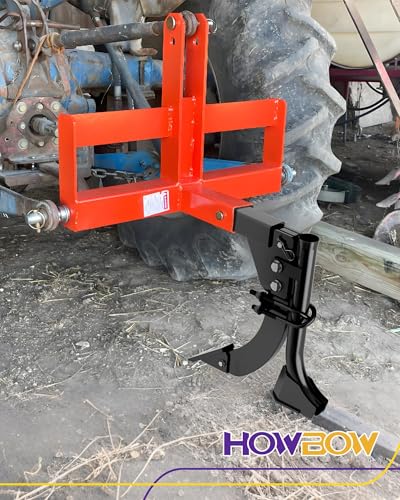 Pipe Layer Attachment Fits Hitch Mounted Ripper Trencher Accessories, Flexible Pipe Layer Fits Any 3-Point Ripper Hitch Lawn Subsoiler for ATV UTV Tractor, Light Duty Max Dia 1.18" with 2pcs U-Bolts