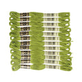 DMC 6-Strand Embroidery Cotton Floss, Light Avocado Green - style: #470 Green