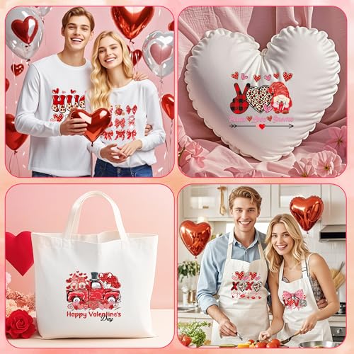 22 Sheets Valentine's Day Iron on Transfers for T-Shirts - style: Valentine