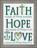 Faith Counted Cross Stitch Kit