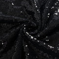 ShiDianYi 30 Feet Sequin Mesh Material for Dress, Backdrop - Black Sparkle Fabric by The Yard - color: Black, size: 10 Yard