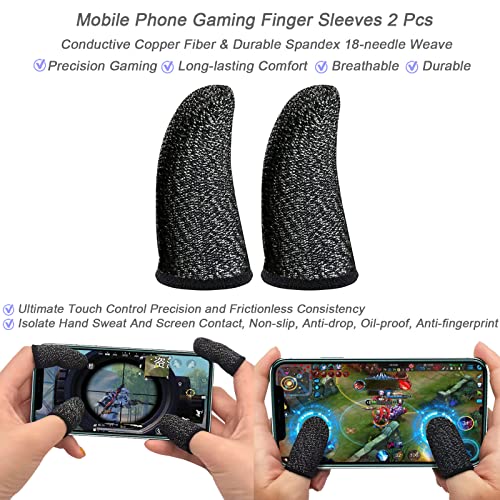 22Pcs Gel Finger Cots Cut Resistant Sleeves Guards Gloves Touch Fingertips