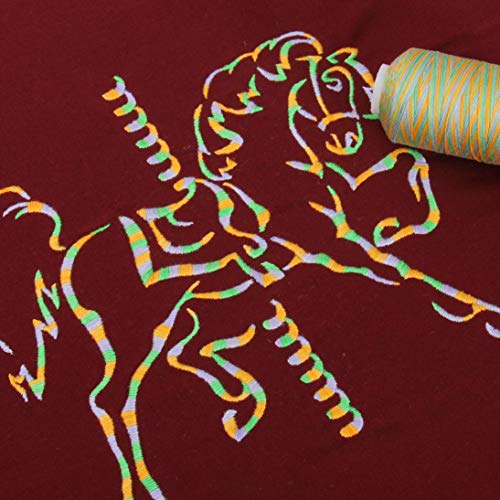 ThreadArt Multicolor Cotton Thread, 600M 40/3, Fields 2643 - color: Fields