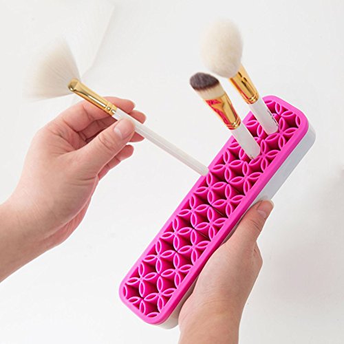 Desktop Organizers ,Cosmetic Storage Box& Desktop Storage Box Pink - color: Pink
