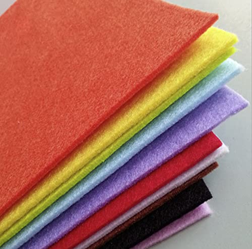 YYCRAFT Stiff Felt Sheets Thick Felt 9 Inch X 12 Inch - 23 Pcs Pack, Mix Color - color: Mix Color