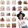 20 Pcs Halloween Iron on Transfers for T Shirts - color: Faux Yarn Halloween