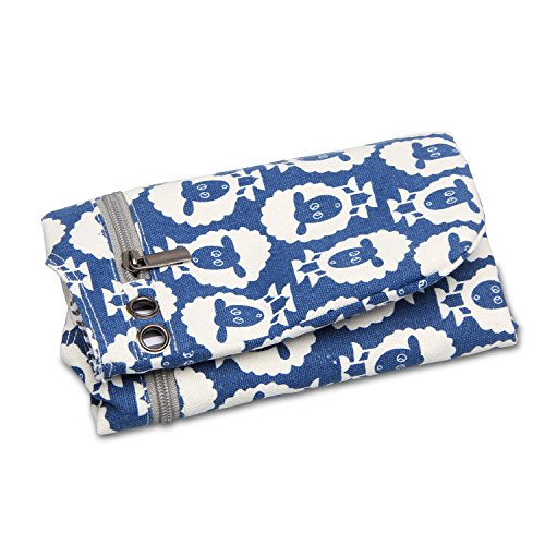Teamoy Knitting Bag Tote, Travel Crochet Project Wrist Bag, Large, Sheep - color: Sheep, size: Large