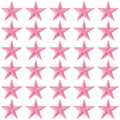 PAGOW 30 Pcs Star Iron on Patch, 1 Inch Sew on Star Embroidered Patches - color: 30 Pink