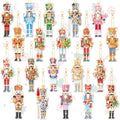 Tondiamo 20 Pcs Christmas Diamond Painting Keychain Kits 5d DIY Christmas Nutcracker Diamond Art Pendants Double Sided Hanging Key Chains Xmas Craft Gifts for Adult Holiday Party Decoration DIY - style: Nutcracker Style