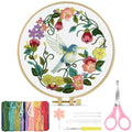 TINDTOP Embroidery Kit for Beginners Adult, Hummingbird Embroidery Kit - color: Hummingbird