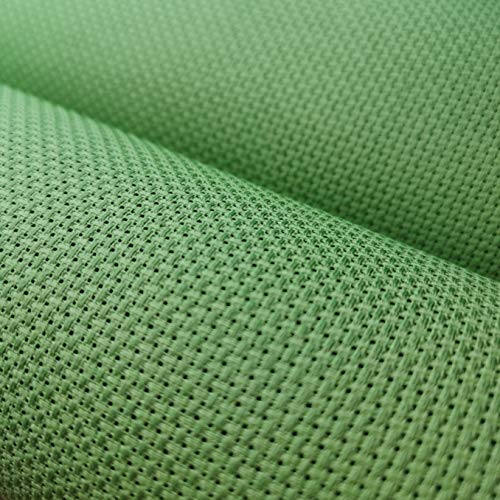19" x 28" 14CT Counted Cotton Aida Cloth Cross Stitch Fabric (Forest Green md) - color: Forest Green Md