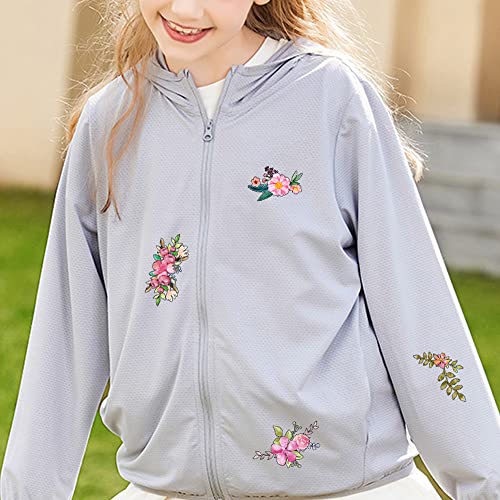 Flower Iron on Patches Heat Transfer Stickers for Clothing Cute Floral Applique for T Shirts Bags Decorations 57 Pcs Iron on Vinyl Decals for Household Irons or Heat Press Machine - color: Flower