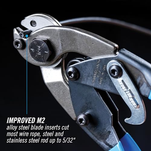Channellock Wire Cutter 910 - Compound Joint Cable Cutting Tool - 9 In