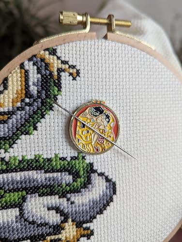 The Kiss Magnetic Needle minder for Cross Stitch and Embroidery