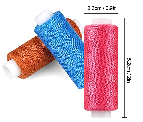 CiaraQ Sewing Thread Kit, 30 Colors Polyester 250 Yards per Spool