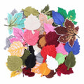 40Pcs Embroidered Iron On Patches, Sew on Applique Leaves Style Repair Patch for Clothes, Dress, Hat, Jeans, DIY Accessories - color: 40PCS Leaves Set