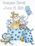 Boy's Toys Stamped Cross Stitch Kit