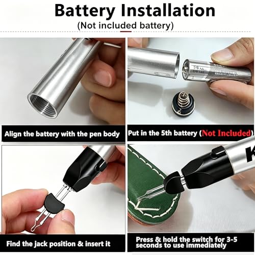 Chispee Thread Burner I with One Touch Thread Burner Zap Tool Finishing Bead Weaving, Fast Melting Wax, Carved Leather, & Melting Stringing Projects - color: Silver Gen 1 - Pen Only