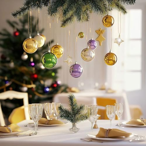 FEBSNOW 500Pcs Christmas Ornament Hangers, Gold Hanging Strings with Snap - color: Gold
