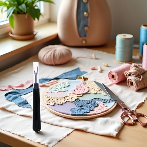 1Pc Thread Remover,Stitch Unpickers Seam Remover Set Sewing Crafting and Removing Embroidery Hems and Seams DIY Cross-Stitch Accessories,Seam Rippers Sewing Tools