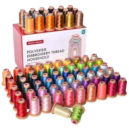 Poolin Embroidery Machine Thread Kit 80 Colors - color: 80 Colors