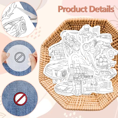 Peacoblue Cool Motorcycle Stick and Stitch Embroidery Patterns - color: Cool Motorcycle & Others