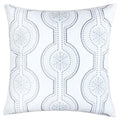 Embroidery White Velvet Throw Pillow Cover, Merry Christmas Series Snowflake Drop Luxury Soft Fuzzy Cozy Warm Slik Gift Square Couch Cushion Pillow Case 20 x 20 Inch, Cover Only - color: Snow Drop-white