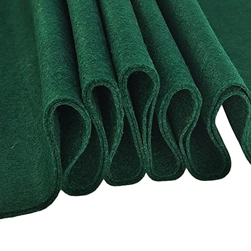 Jtnohx Craft Felt Sheets 1 Square Yard Felt Fabric Dark Green 1.4mm - color: Dark Green