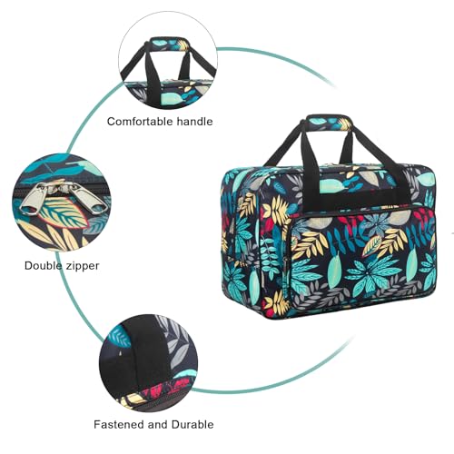 Sewing Machine Carrying Case，Sewing Machine Carrying Case Tote Bag，Universal Tote Storage Bag with Pockets and Handles, Suitable for Most Standard Singer, Janome (Blue) - color: Blue