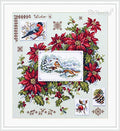 Cross-Stitch Winter Sampler Kit by Merejka