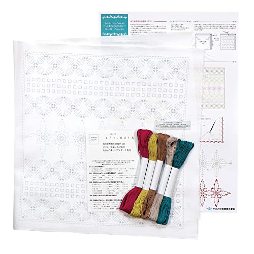 ノーブランド Olympus sashiko Kits sashiko Sampler sashiko Thread sashiko Needle (Poinsettia)
