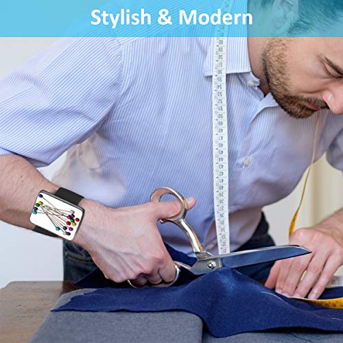 Coitak 3 PCS Magnetic Pin Holder Wrist Band, Magnetic Sewing Wristband