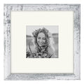 AEVETE Picture Frame 8x8 White Wash Photo Frames Rustic for Wall and Desk - color: White Wash, size: 8x8