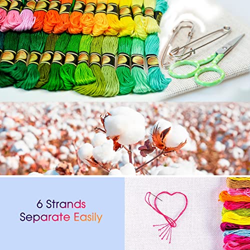 100-Color Embroidery Floss Set for Cross Stitch and Friendship Bracelets - color: 100 Colors