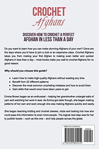 Crochet Afghans: Discover How to Crochet a Perfect Afghan in Less Than a Day (Crochet Afghans Patterns in Black&White)