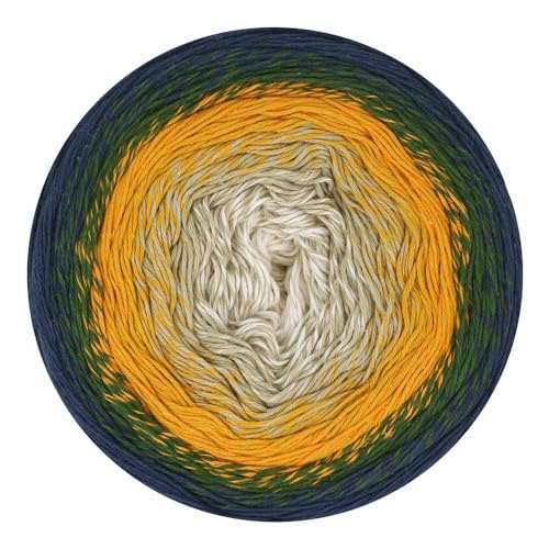 Scheepjes Cotton Whirl Yarn, 717 Sunlit Sanctuary, 1094yd, 224g Cake - color: 717 Sunlit Sanctuary