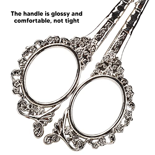 Vintage Embroidery Scissors Set, Stainless Steel with Wooden Case