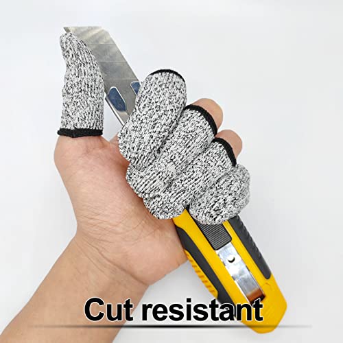 BlingKingdom 10pcs Thumb Protector Finger Covers for Cutting, Finger Cots