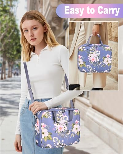 Sewing Supplies Organizer Bag with Removable Binder, Flower - color: Flower