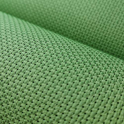 19" x 28" 14CT Counted Cotton Aida Cloth Cross Stitch Fabric (Forest Green md) - color: Forest Green Md