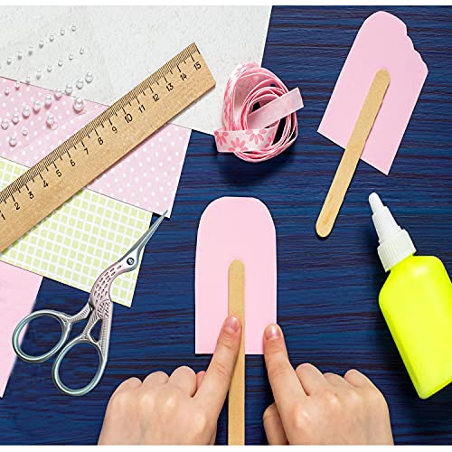 Weabetfu 3.6-inch Embroidery Crafting Scissors with Leather Cover - Pink - color: Pink